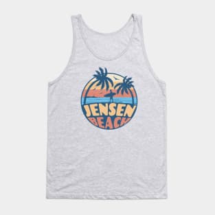 Vintage Surfing Jensen Beach, Florida // Retro Summer Vibes // Grunge Surfer Sunset Tank Top